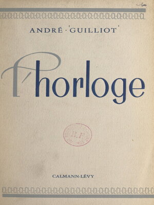 cover image of L'horloge